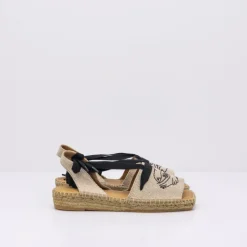 Mujer NAGUISA Alpargatas Esparto | Sandalias-ALPARGATA - - NERANE BLACK DOVE