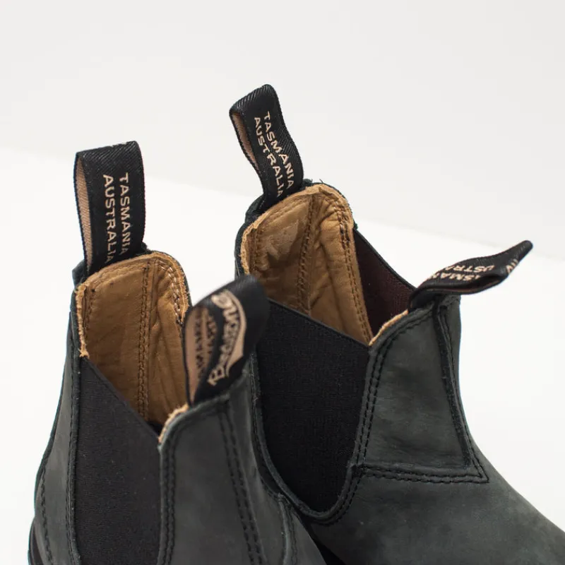 Hombre BLUNDSTONE Botas-BOTA - - 587 RUSTIC BLACK HOMBRE