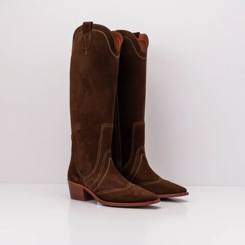 Mujer BRYAN Botas-BOTA - STEPWISE - MANUELA CHOCOLATE