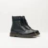 Mujer DR. MARTENS Botas-BOTA - - 1460 8-EYE VEGANA BLACK 14045 001