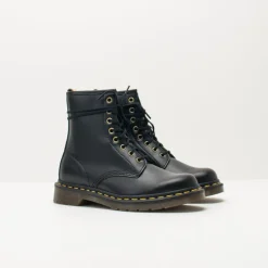 Mujer DR. MARTENS Botas-BOTA - - 1460 8-EYE VEGANA BLACK 14045 001