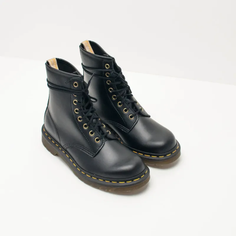 Mujer DR. MARTENS Botas-BOTA - - 1460 8-EYE VEGANA BLACK 14045 001