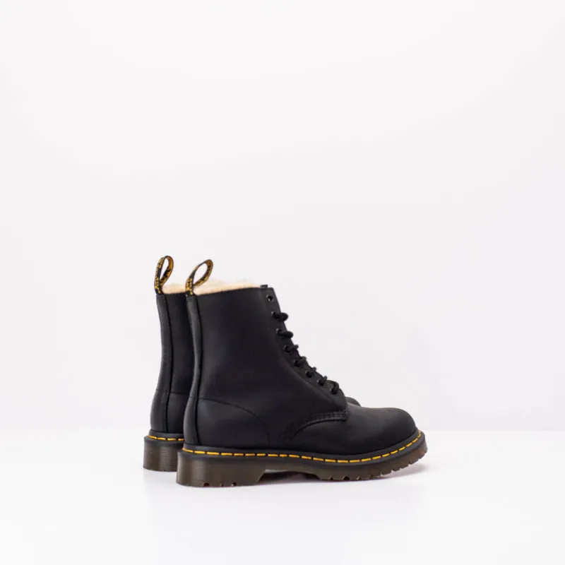 Mujer DR. MARTENS Botas-BOTA - - 1460 SERENA BLACK BURNISHED WYOMING 21797001
