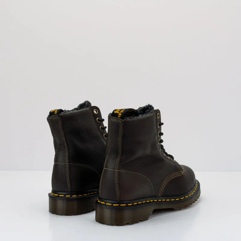 Hombre DR. MARTENS Botas-BOTA - - 1460 WL GRIZZLY DMS OLIVE 31873538
