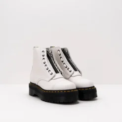 Mujer DR. MARTENS Botas-BOTA - - SINCLAIR WHITE MILLED NAPPA 26261100