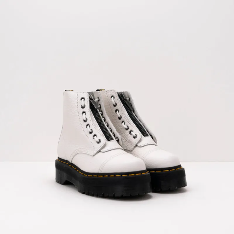 Mujer DR. MARTENS Botas-BOTA - - SINCLAIR WHITE MILLED NAPPA 26261100