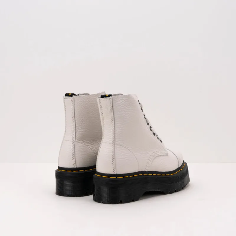 Mujer DR. MARTENS Botas-BOTA - - SINCLAIR WHITE MILLED NAPPA 26261100