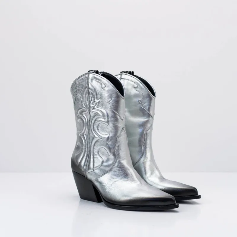 Mujer ELENA IACHI Botas-BOTA - - E3979 GIN SILVER