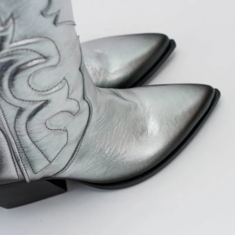 Mujer ELENA IACHI Botas-BOTA - - E3979 GIN SILVER
