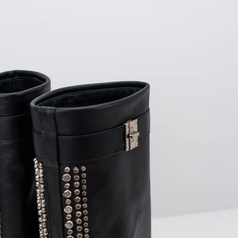 Mujer ELENA IACHI Botas-BOTA - - E3409 NATURE NERO