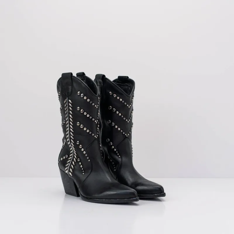 Mujer ELENA IACHI Botas-BOTA - - E3432 SAX NERO