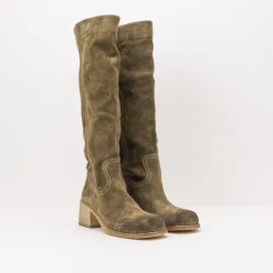 Mujer ELENA IACHI Botas-BOTA - - E3014 VELOUR SAND