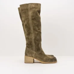 Mujer ELENA IACHI Botas-BOTA - - E3014 VELOUR SAND