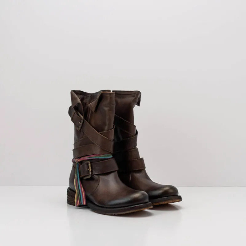 Mujer FELMINI Botas-BOTA - - TARGOFF D728 BRONZO COGNAC