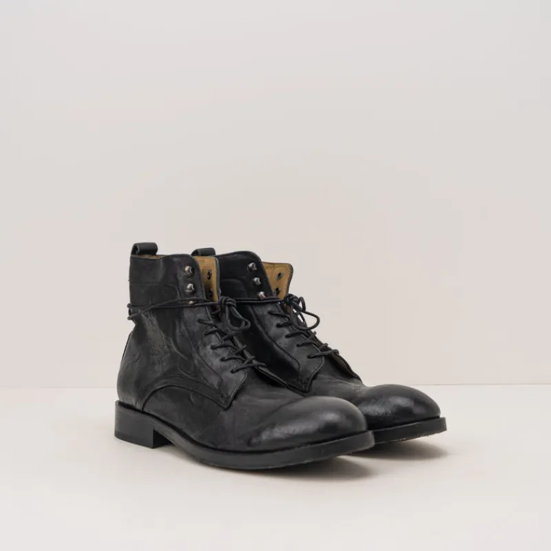 Hombre HUDSON Botas-BOTA - - YEW LEATHER BLACK