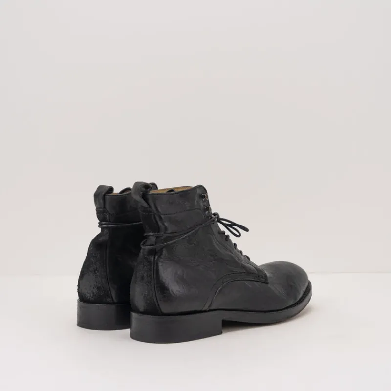 Hombre HUDSON Botas-BOTA - - YEW LEATHER BLACK