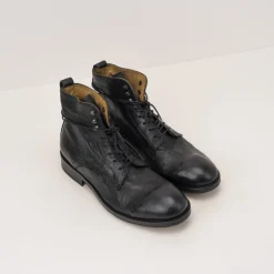 Hombre HUDSON Botas-BOTA - - YEW LEATHER BLACK