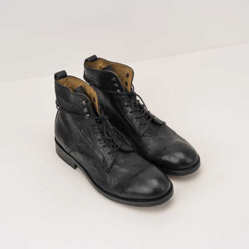 Hombre HUDSON Botas-BOTA - - YEW LEATHER BLACK