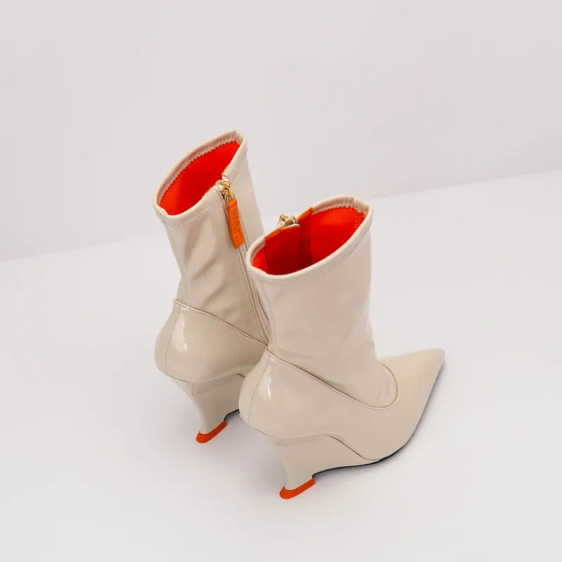 Mujer 3JUIN Botas-BOTA - - MARLA FLUID IVORY