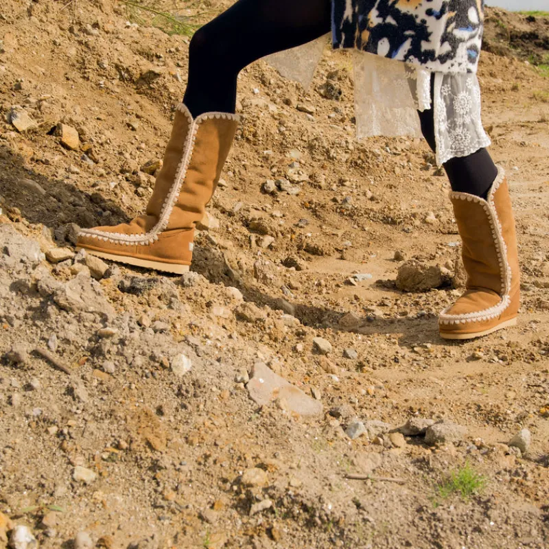 Mujer MOU Botas-BOTA - - ESKIMO 40 COGNAC