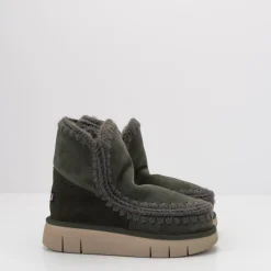 Mujer MOU Botas | Botines-BOTA - - ESKIMO 18 BOUNCE BLACK OLIVE