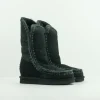 Mujer MOU Botas-BOTA - - ESKIMO INNER WEDGE TALL BLACK