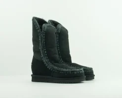 Mujer MOU Botas-BOTA - - ESKIMO INNER WEDGE TALL BLACK