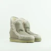 Mujer MOU Botas-BOTA - - ESKIMO INNER WEDGE SHORT STONE METALLIC