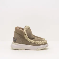 Mujer MOU Botas-BOTA - - ESKIMO JOGGER GLITTER LOGO ELEPHANT GREY
