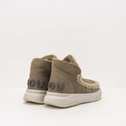 Mujer MOU Botas-BOTA - - ESKIMO JOGGER GLITTER LOGO ELEPHANT GREY