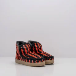 Mujer MOU Botas | Botines-BOTA - - ESKIMO SNEAKER STRIPY SEQUINS ORANGE