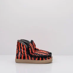Mujer MOU Botas | Botines-BOTA - - ESKIMO SNEAKER STRIPY SEQUINS ORANGE