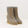 Mujer MOU Botas-BOTA - - FRENCH TOE WEDGE SHORT DARK STONE