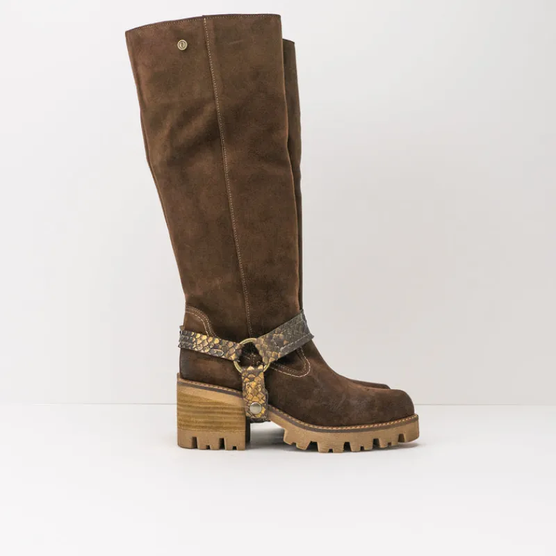 Mujer NEMONIC Botas-BOTA - - 2229 DUBLÍN INGRAS MARRÓN