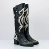 Mujer NEMONIC Botas-BOTA - - ATLANTA 2354 GLITTER PLOMO