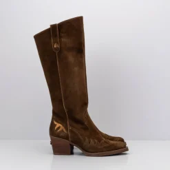 Mujer NEMONIC Botas-BOTA - - ATLANTA 2357 INGRAS TABACO BRONCE