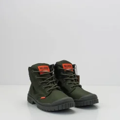 Mujer PALLADIUM Botas-BOTA - - PAMPA SP20 CUFF WP+ OLIVE NIGHT