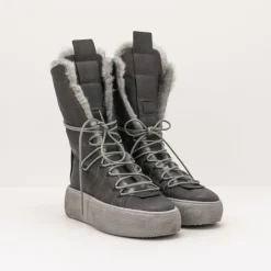 Mujer PURO-SECRET Botas-BOTA - PURO SECRET - BABY CALF MATT ANTRACITE SO GREY