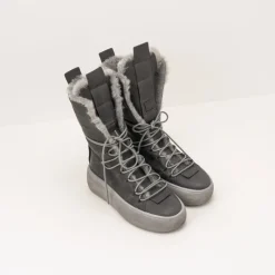 Mujer PURO-SECRET Botas-BOTA - PURO SECRET - BABY CALF MATT ANTRACITE SO GREY