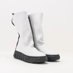 Mujer PURO-SECRET Botas-BOTA - PURO SECRET - FEEDBACK CALF STRETCH WHITE SO BLACK
