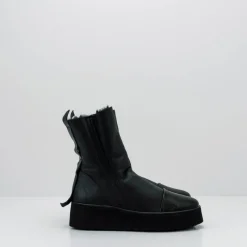 Mujer PURO-SECRET Botas-BOTA - PURO SECRET - WARM UP DOUBLE FACE LEATHER FUR BLACK