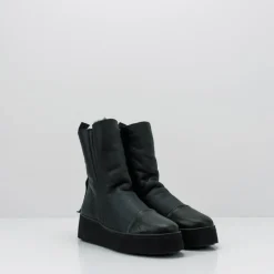 Mujer PURO-SECRET Botas-BOTA - PURO SECRET - WARM UP DOUBLE FACE LEATHER FUR BLACK