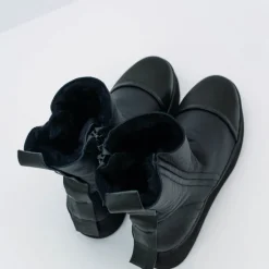 Mujer PURO-SECRET Botas-BOTA - PURO SECRET - WARM UP DOUBLE FACE LEATHER FUR BLACK