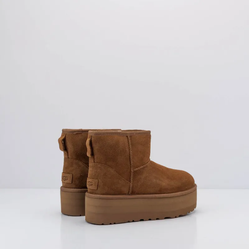 Mujer UGG Botas | Botines-BOTA - - CLASSIC MINI PLATFORM CHESTNUT
