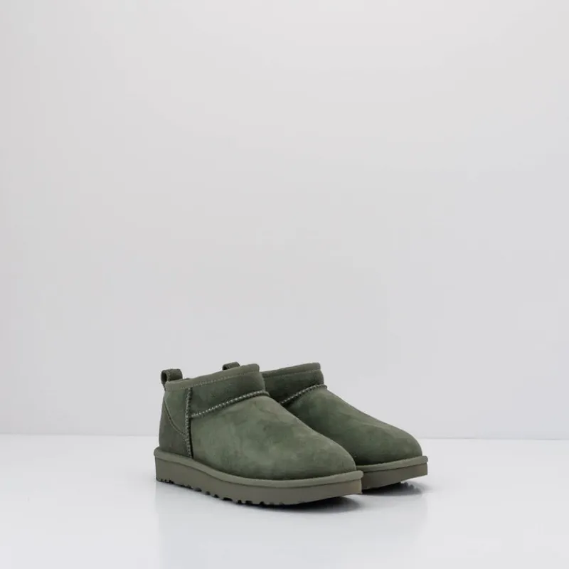 Mujer UGG Botas | Botines-BOTA - - CLASSIC ULTRA MINI MOSS GREEN