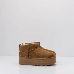 Mujer UGG Botas | Botines-BOTA - - CLASSIC ULTRA MINI PLATFORM CHESTNUT