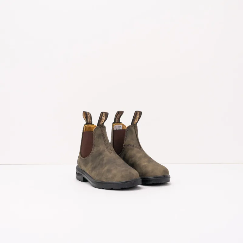 BLUNDSTONE Botas | Botines-BOTA DE NIÑO Y NIÑA - - ELASTIC SIDED RUSTIC BROWN 565