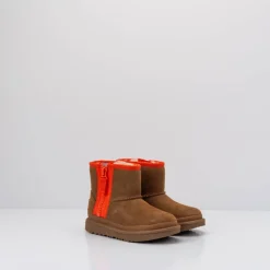 UGG Botas | Botines-BOTA DE NIÑO Y NIÑA - - KID'S CLASSIC MINI ZIPPER TAPE LOGO 1143699K