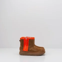 UGG Botas | Botines-BOTA DE NIÑO Y NIÑA - - KID'S CLASSIC MINI ZIPPER TAPE LOGO 1143699K
