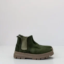 Mujer NATURAL WORLD Botines-BOTIN - - PEONIA WOOL 7182 FOREST MUJER